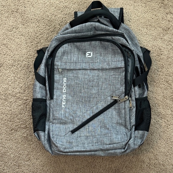 Gray Men's Backpack - Picture 1 of 8